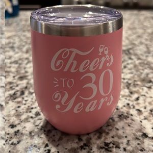 30th Birthday Wine Tumbler
